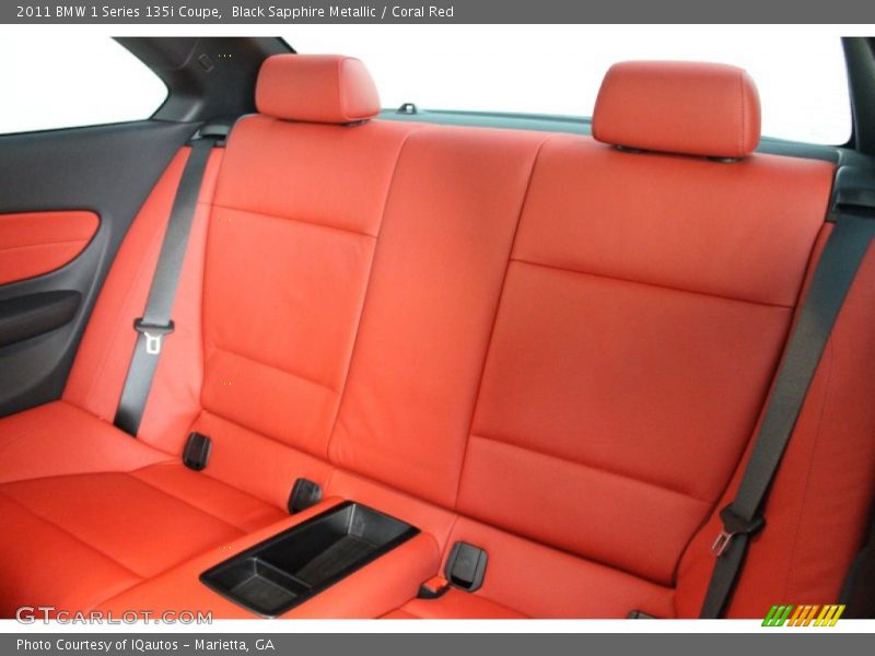 Rear Seat of 2011 1 Series 135i Coupe