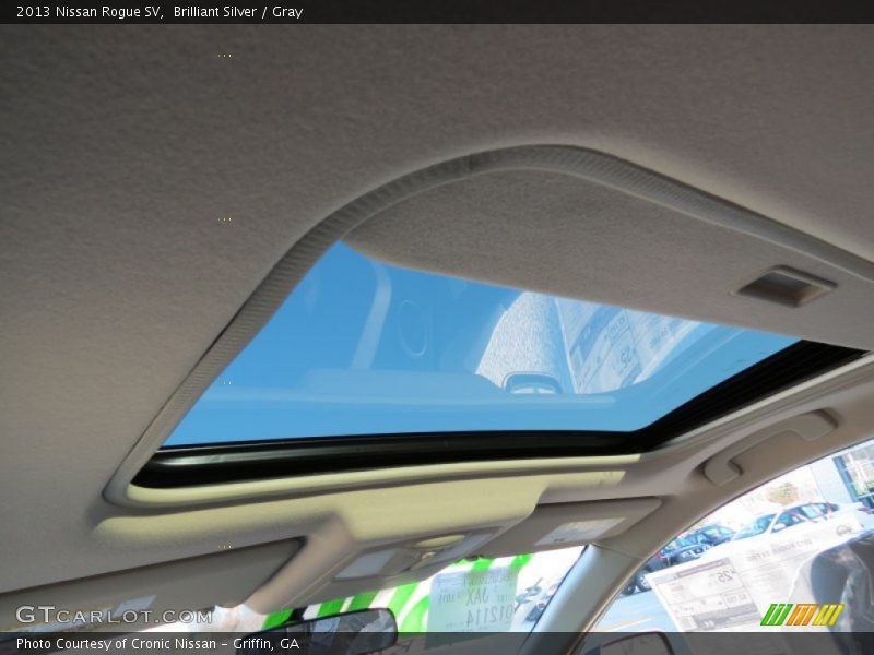 Brilliant Silver / Gray 2013 Nissan Rogue SV