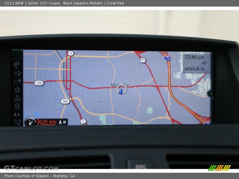 Navigation of 2011 1 Series 135i Coupe