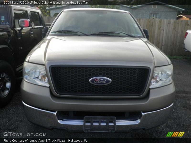 Arizona Beige Metallic / Tan 2004 Ford F150 XLT SuperCab