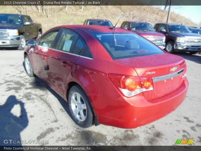 Crystal Red Metallic Tintcoat / Jet Black 2013 Chevrolet Cruze LT