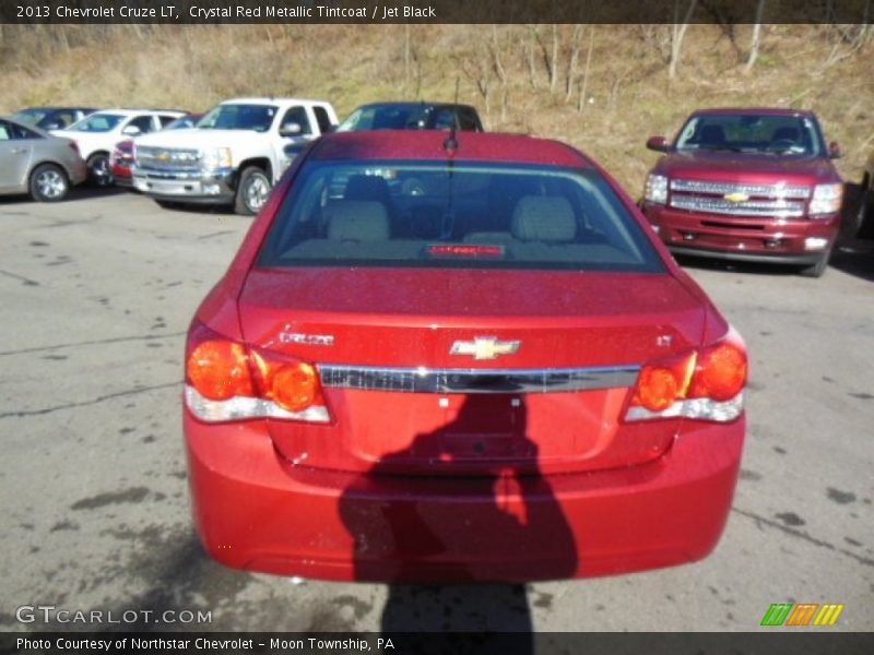Crystal Red Metallic Tintcoat / Jet Black 2013 Chevrolet Cruze LT