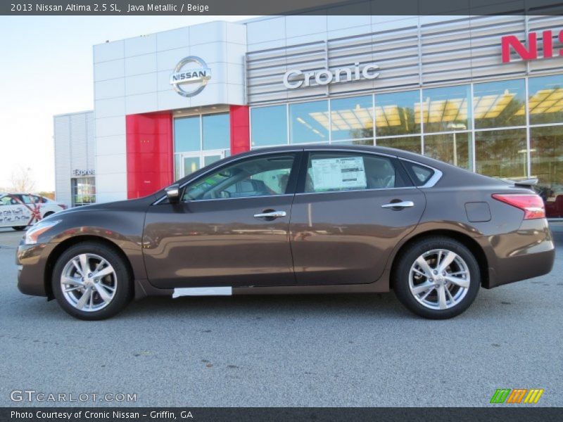 Java Metallic / Beige 2013 Nissan Altima 2.5 SL