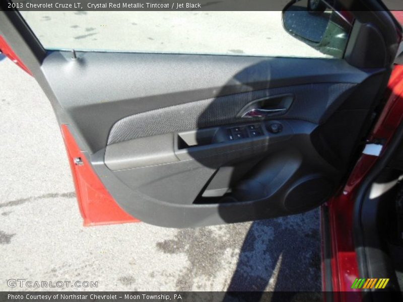 Crystal Red Metallic Tintcoat / Jet Black 2013 Chevrolet Cruze LT