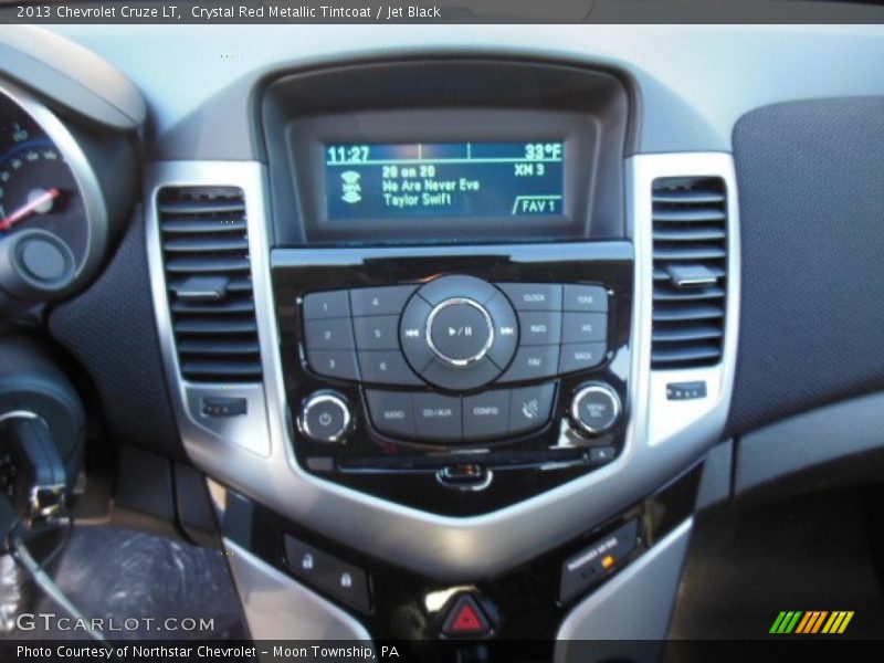 Crystal Red Metallic Tintcoat / Jet Black 2013 Chevrolet Cruze LT
