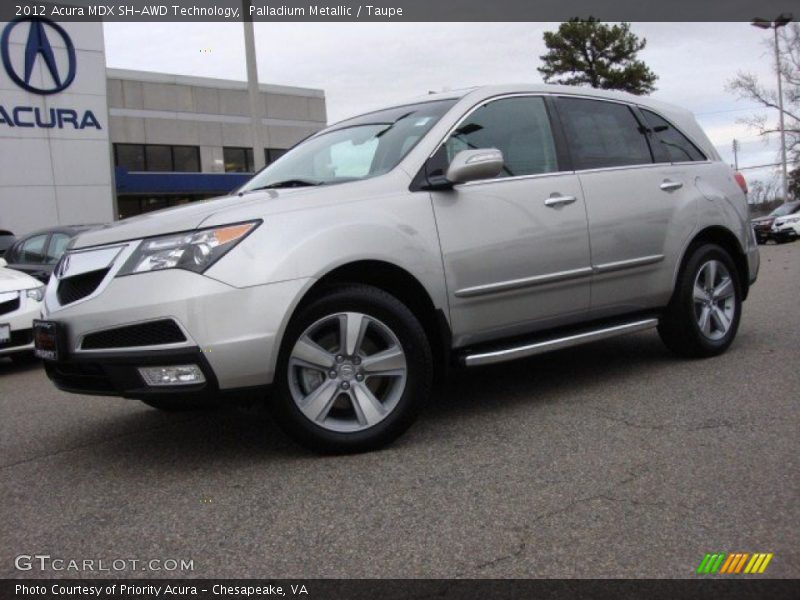 Palladium Metallic / Taupe 2012 Acura MDX SH-AWD Technology