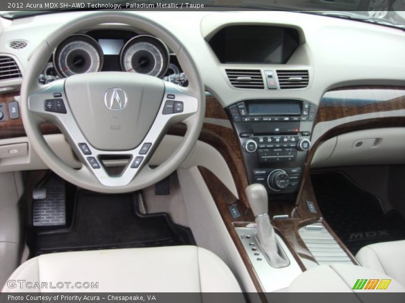 Palladium Metallic / Taupe 2012 Acura MDX SH-AWD Technology