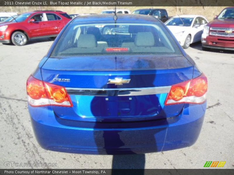 Blue Topaz Metallic / Jet Black/Medium Titanium 2013 Chevrolet Cruze LS