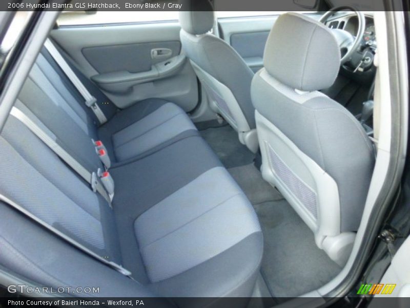 Ebony Black / Gray 2006 Hyundai Elantra GLS Hatchback