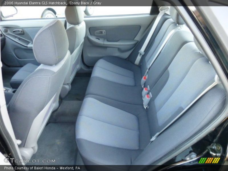 Ebony Black / Gray 2006 Hyundai Elantra GLS Hatchback