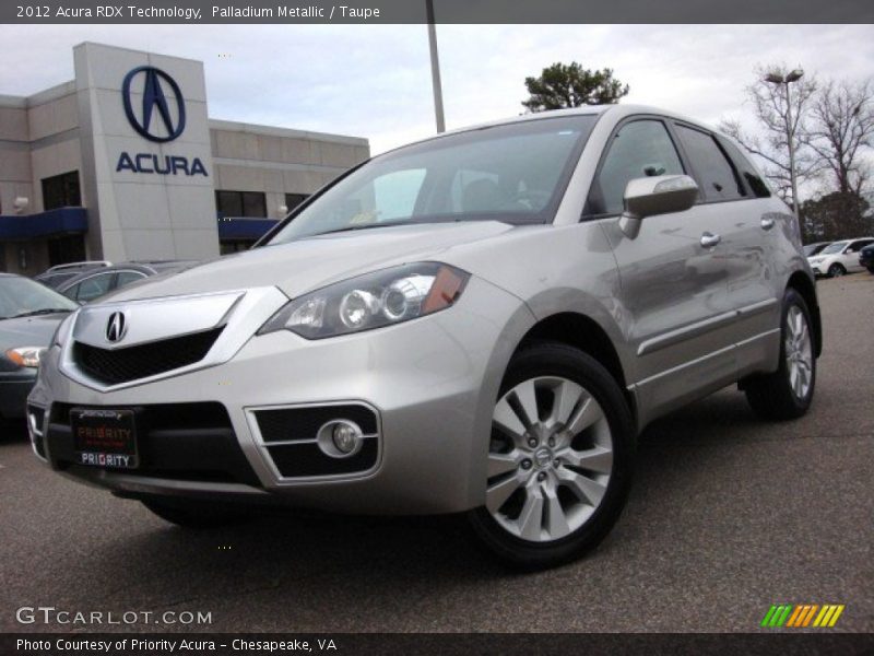 Palladium Metallic / Taupe 2012 Acura RDX Technology