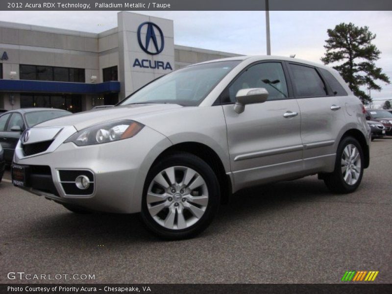 Palladium Metallic / Taupe 2012 Acura RDX Technology