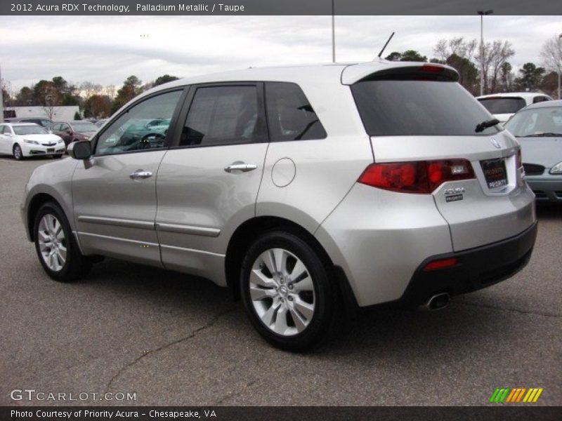Palladium Metallic / Taupe 2012 Acura RDX Technology