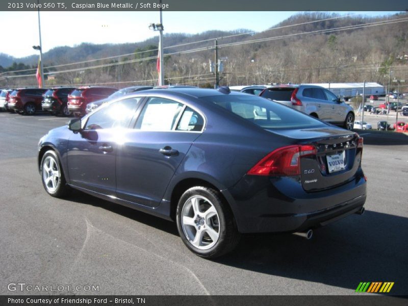 Caspian Blue Metallic / Soft Beige 2013 Volvo S60 T5