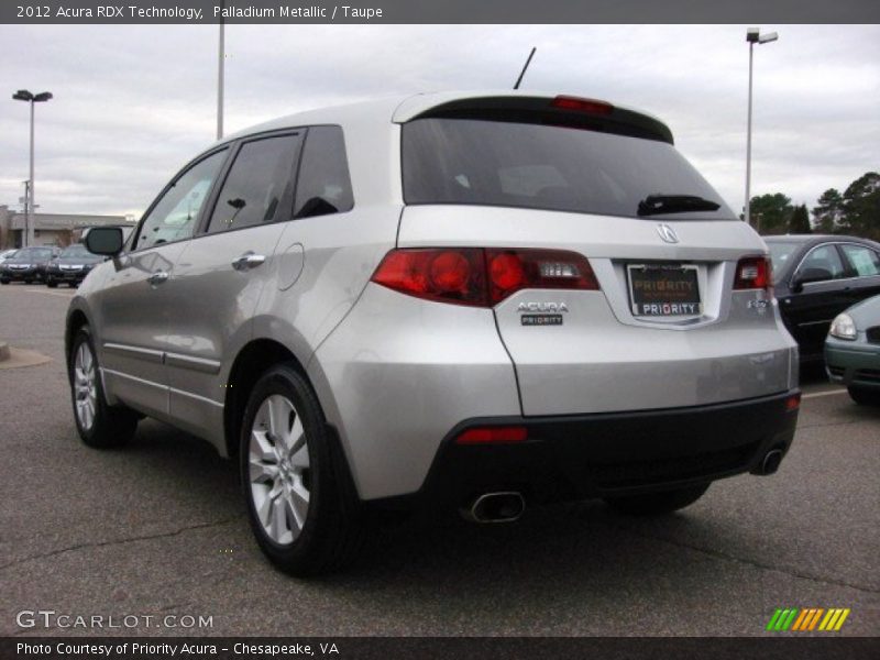 Palladium Metallic / Taupe 2012 Acura RDX Technology