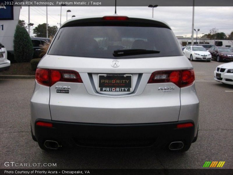 Palladium Metallic / Taupe 2012 Acura RDX Technology