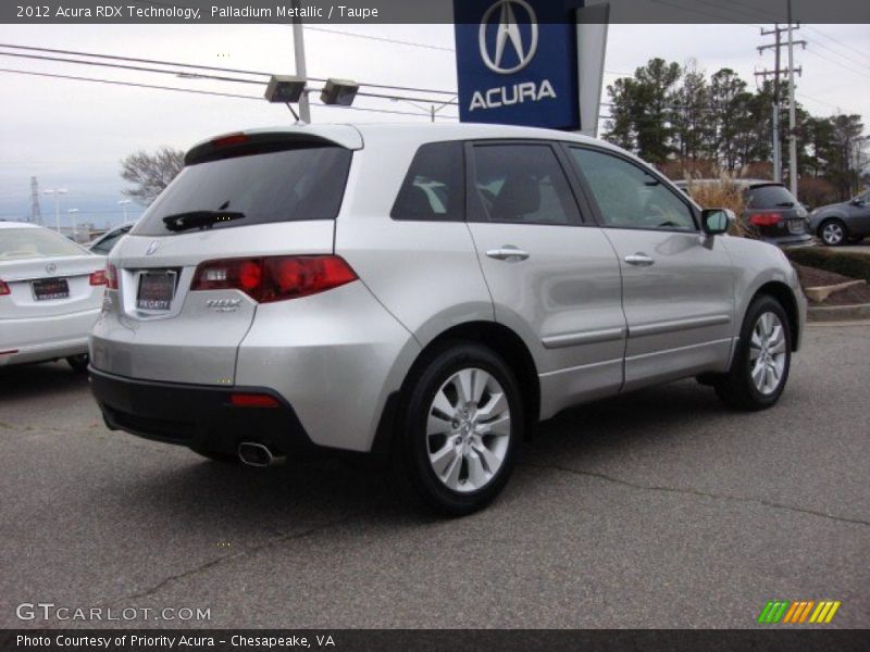 Palladium Metallic / Taupe 2012 Acura RDX Technology