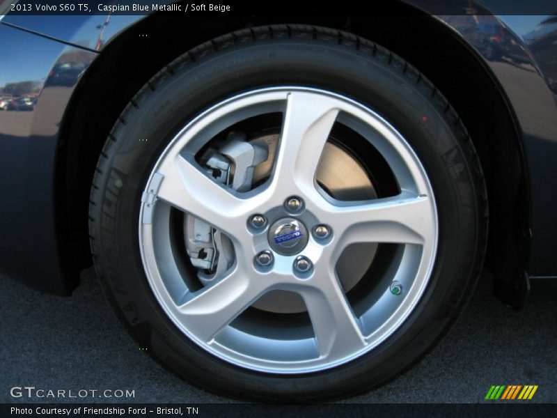 Caspian Blue Metallic / Soft Beige 2013 Volvo S60 T5