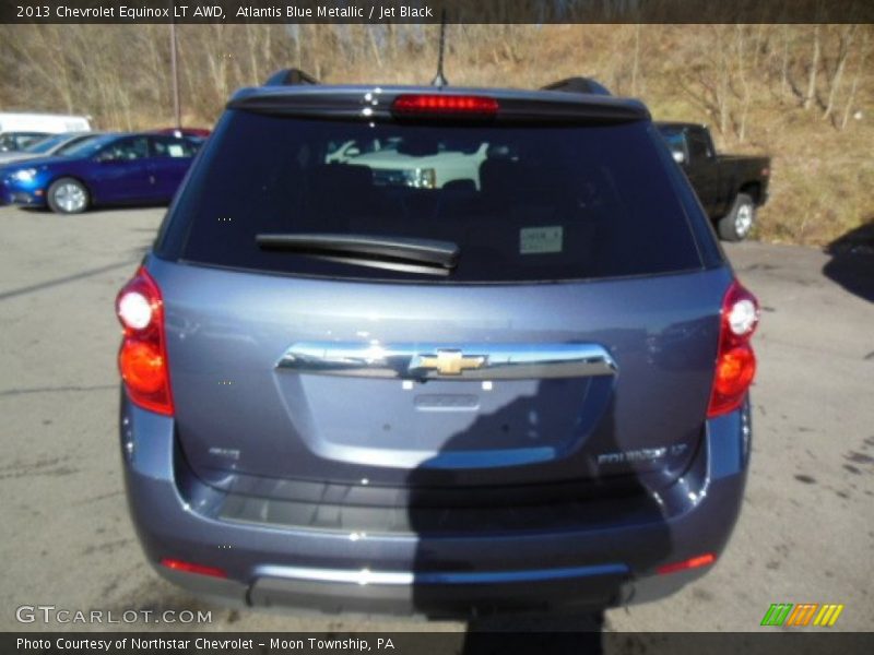 Atlantis Blue Metallic / Jet Black 2013 Chevrolet Equinox LT AWD