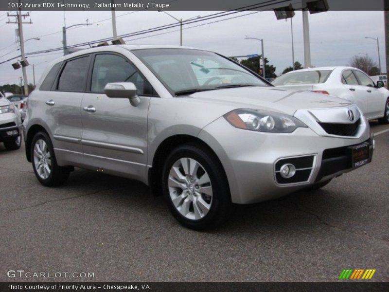 Palladium Metallic / Taupe 2012 Acura RDX Technology