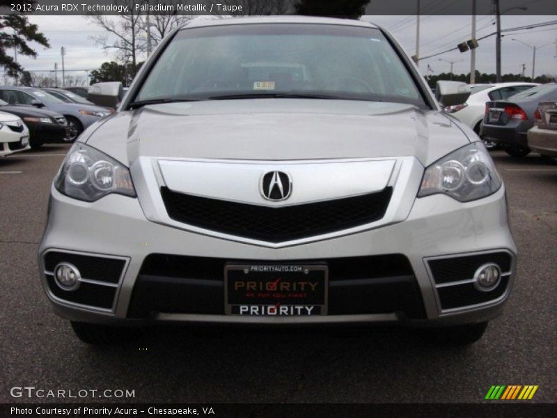 Palladium Metallic / Taupe 2012 Acura RDX Technology