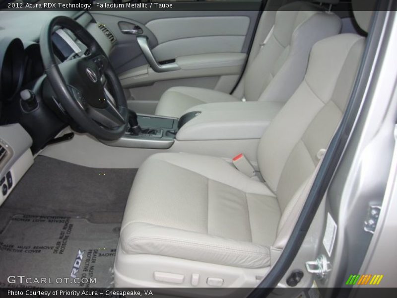 Palladium Metallic / Taupe 2012 Acura RDX Technology