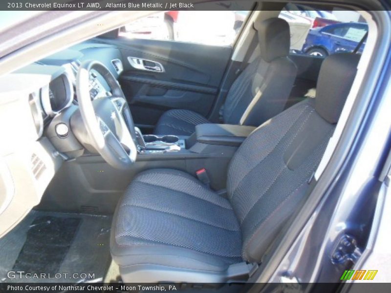 Atlantis Blue Metallic / Jet Black 2013 Chevrolet Equinox LT AWD