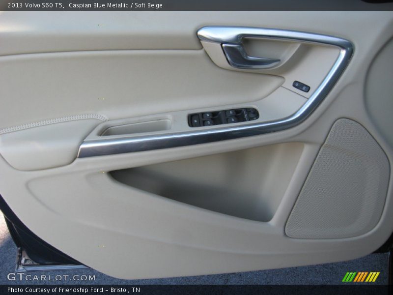 Caspian Blue Metallic / Soft Beige 2013 Volvo S60 T5
