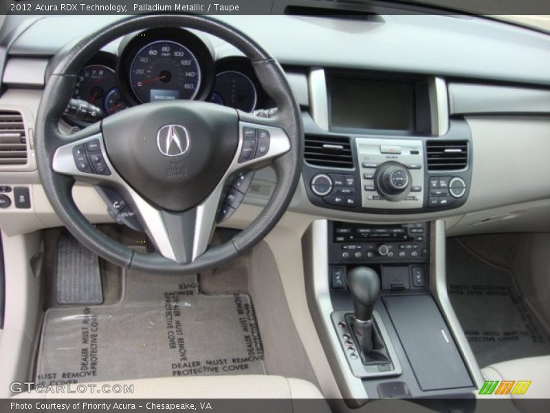 Palladium Metallic / Taupe 2012 Acura RDX Technology