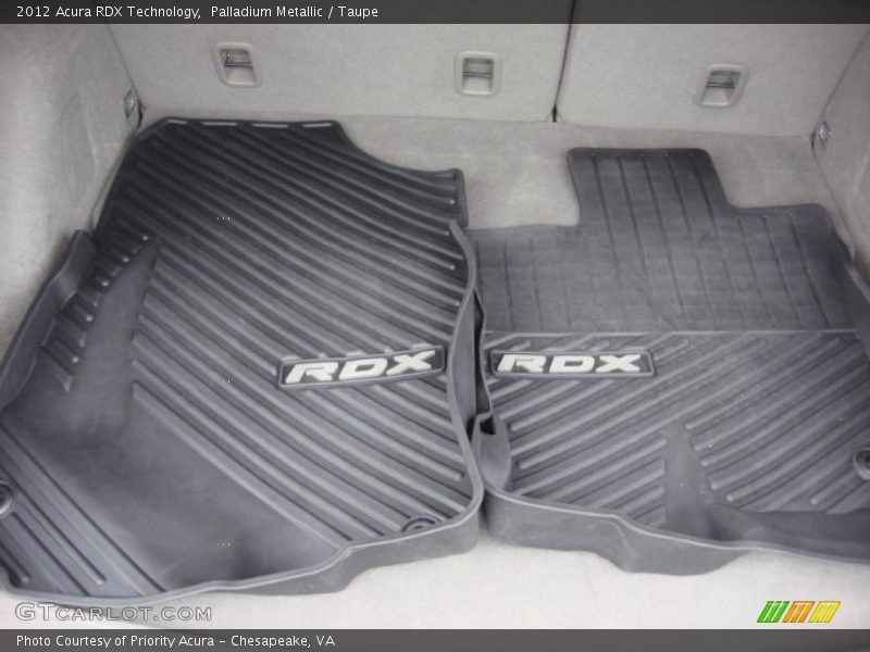 Palladium Metallic / Taupe 2012 Acura RDX Technology