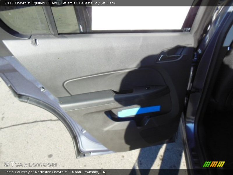 Atlantis Blue Metallic / Jet Black 2013 Chevrolet Equinox LT AWD
