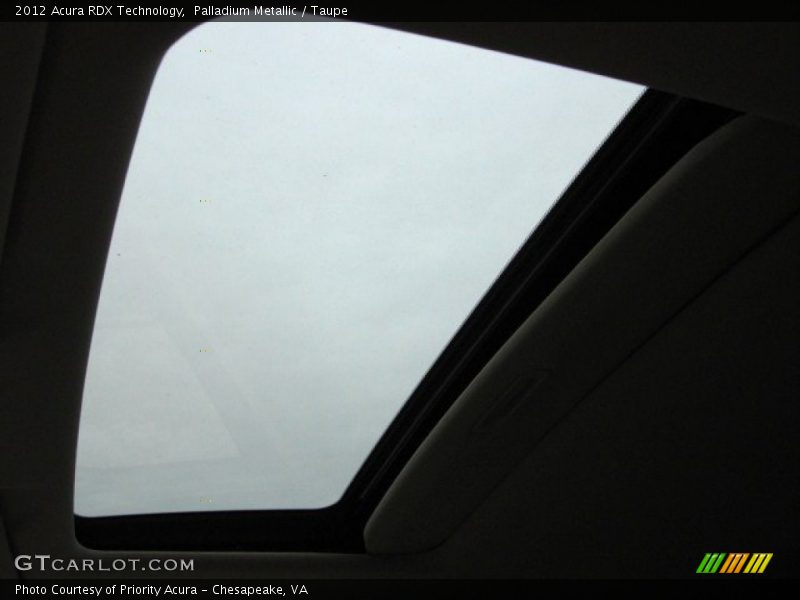 Palladium Metallic / Taupe 2012 Acura RDX Technology