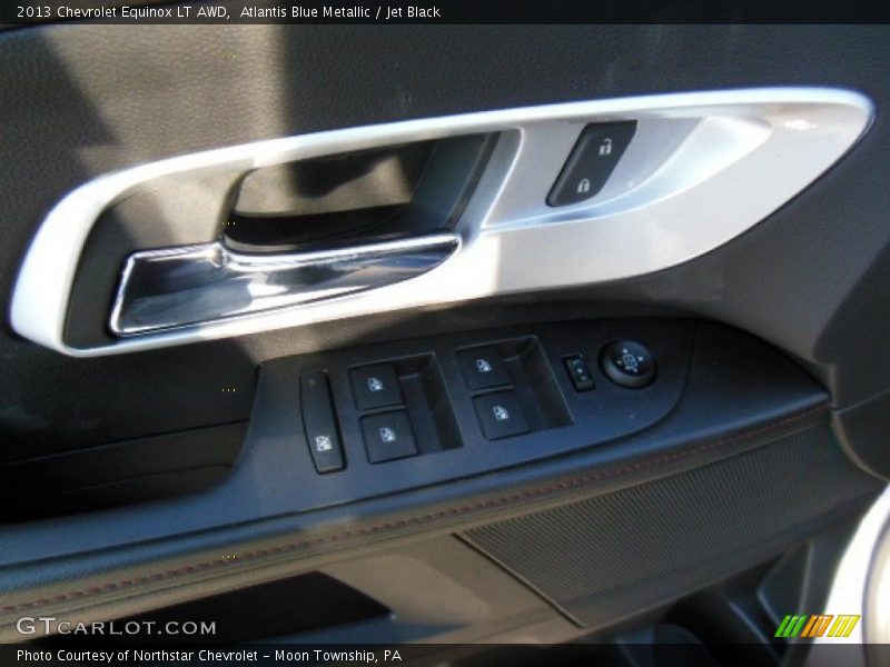 Atlantis Blue Metallic / Jet Black 2013 Chevrolet Equinox LT AWD