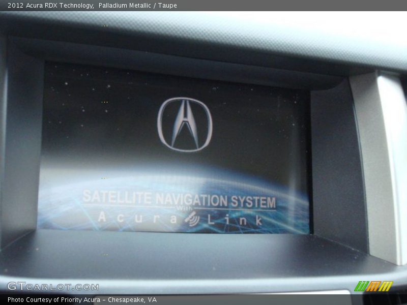 Palladium Metallic / Taupe 2012 Acura RDX Technology