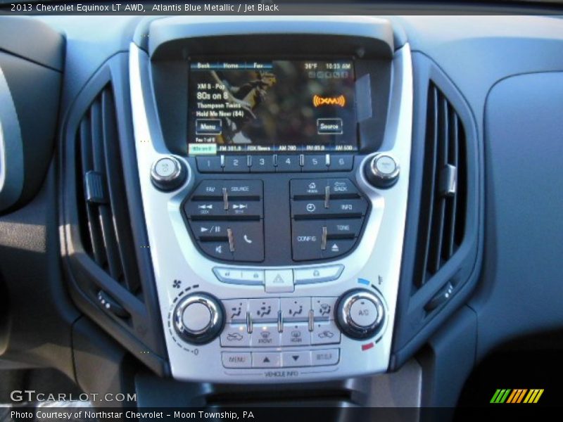 Atlantis Blue Metallic / Jet Black 2013 Chevrolet Equinox LT AWD