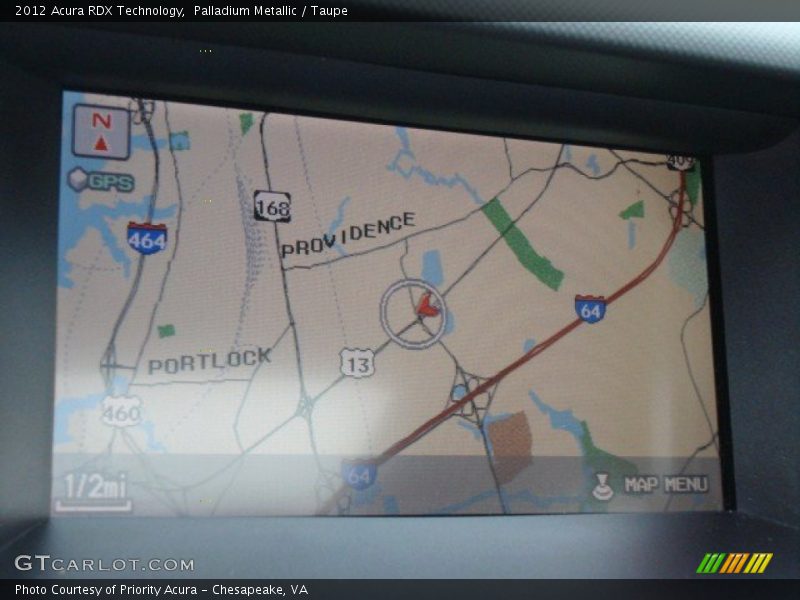 Palladium Metallic / Taupe 2012 Acura RDX Technology