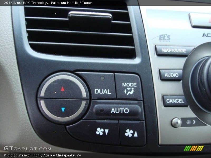 Palladium Metallic / Taupe 2012 Acura RDX Technology