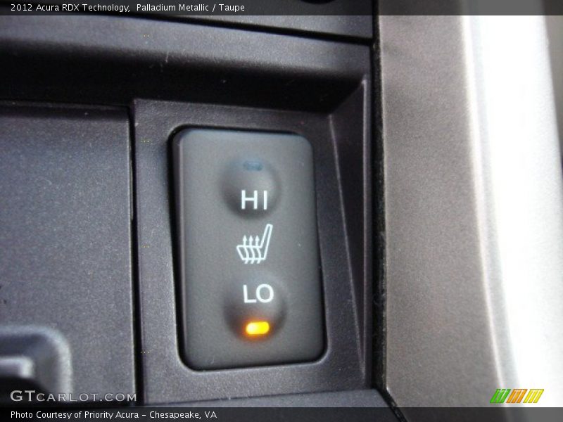 Palladium Metallic / Taupe 2012 Acura RDX Technology