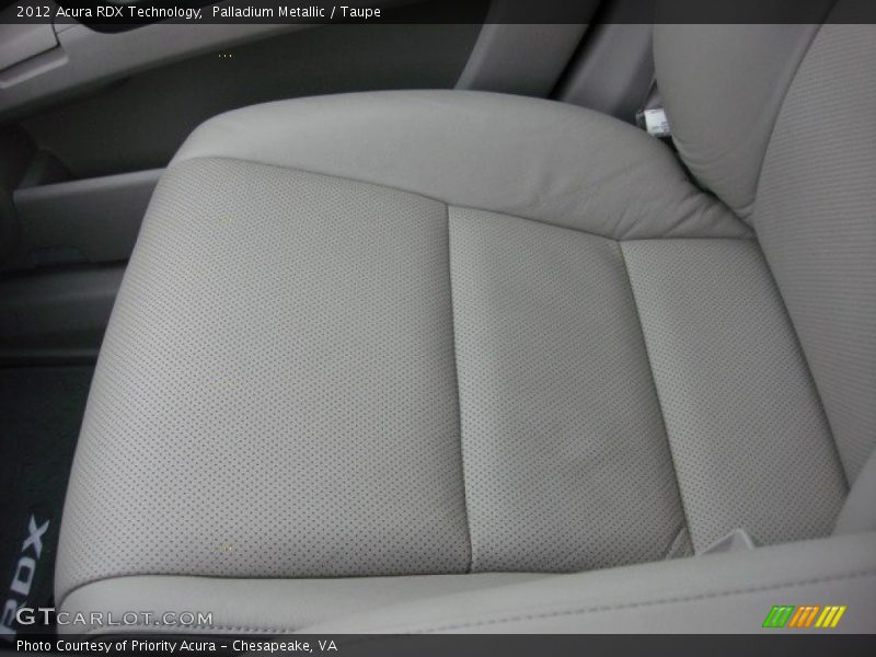 Palladium Metallic / Taupe 2012 Acura RDX Technology