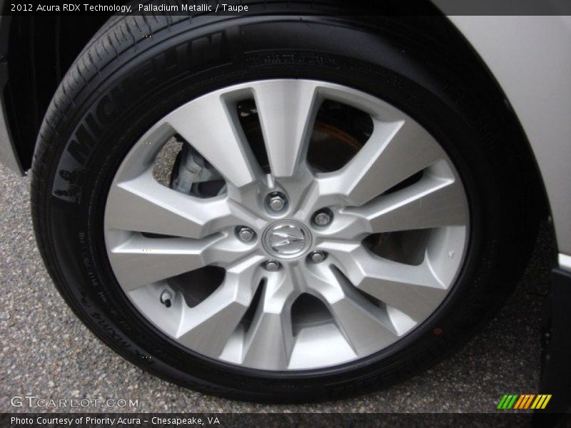 Palladium Metallic / Taupe 2012 Acura RDX Technology