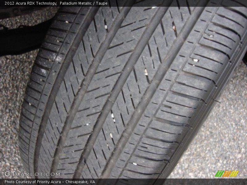 Palladium Metallic / Taupe 2012 Acura RDX Technology