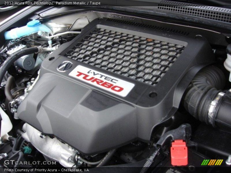 Palladium Metallic / Taupe 2012 Acura RDX Technology