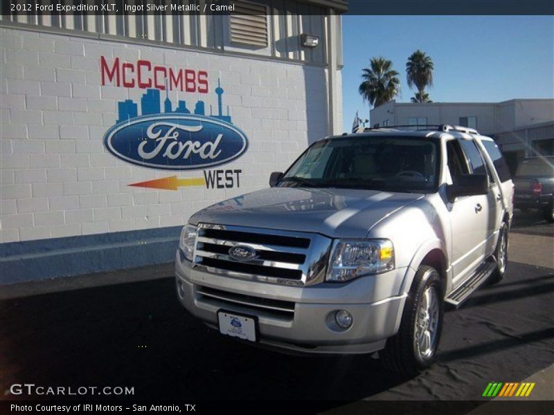 Ingot Silver Metallic / Camel 2012 Ford Expedition XLT