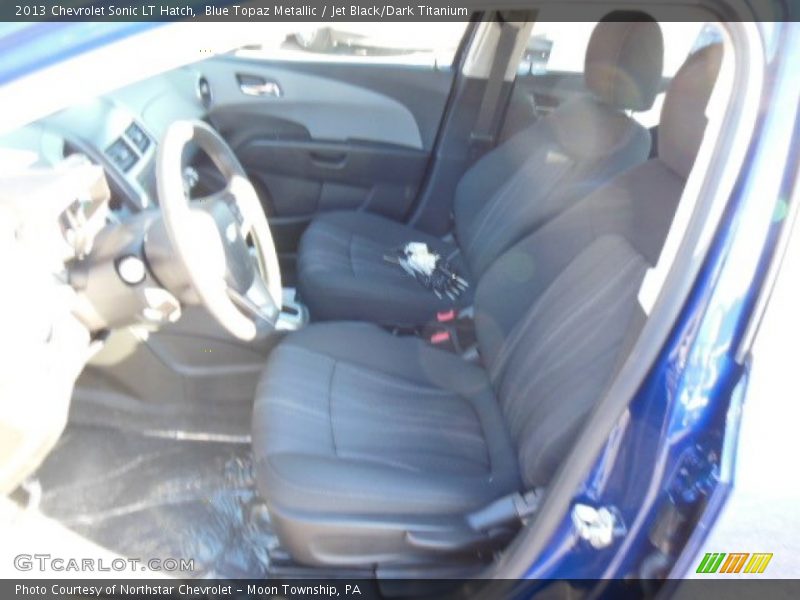 Blue Topaz Metallic / Jet Black/Dark Titanium 2013 Chevrolet Sonic LT Hatch