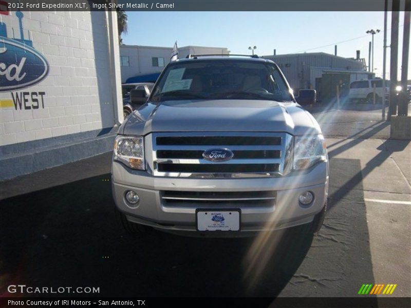 Ingot Silver Metallic / Camel 2012 Ford Expedition XLT