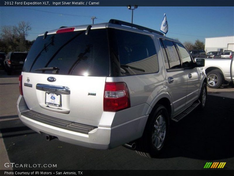 Ingot Silver Metallic / Camel 2012 Ford Expedition XLT