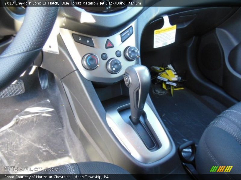 Blue Topaz Metallic / Jet Black/Dark Titanium 2013 Chevrolet Sonic LT Hatch