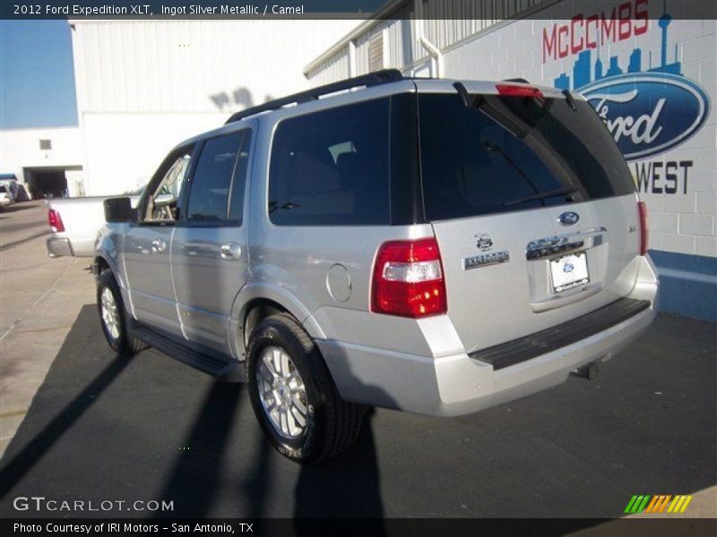 Ingot Silver Metallic / Camel 2012 Ford Expedition XLT