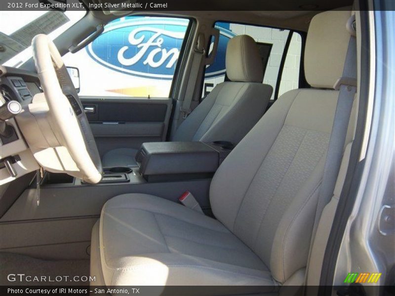 Ingot Silver Metallic / Camel 2012 Ford Expedition XLT