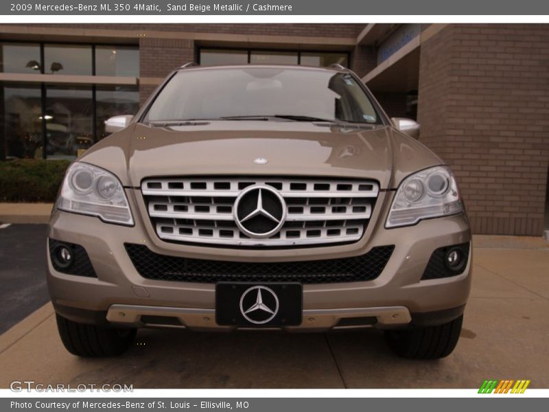 Sand Beige Metallic / Cashmere 2009 Mercedes-Benz ML 350 4Matic